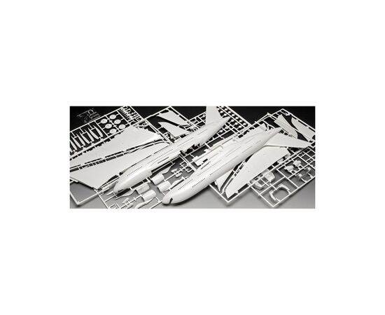 Сборная модель Revell Самолет Airbus A380-800 "Lufthansa" новая ливрея, уровень 5, 1:144 (RVL-03872), изображение 7