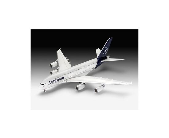 Сборная модель Revell Самолет Airbus A380-800 "Lufthansa" новая ливрея, уровень 5, 1:144 (RVL-03872), изображение 9