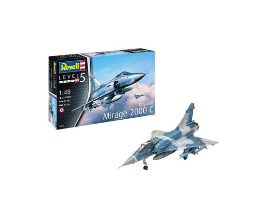 Сборная модель Revell Самолет Dassault Mirage 2000C, уровень 5, 1:48 (RVL-03813)