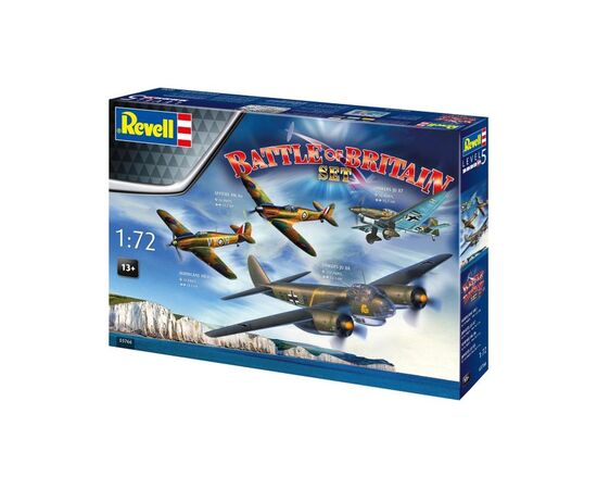 Збірна модель Revell На честь 85-річчя Битви за Британію 4 літаки, рівень 5, 1:72 (RVL-03766), зображення 3