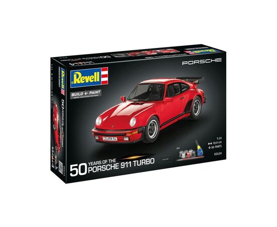 Сборная модель Revell набор к 50 годовщине Porsche 911 Турбо, уровень 4, 1:24 (RVL-05634), изображение 11