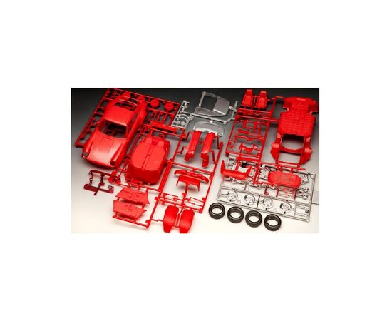 Сборная модель Revell набор к 50 годовщине Porsche 911 Турбо, уровень 4, 1:24 (RVL-05634), изображение 8