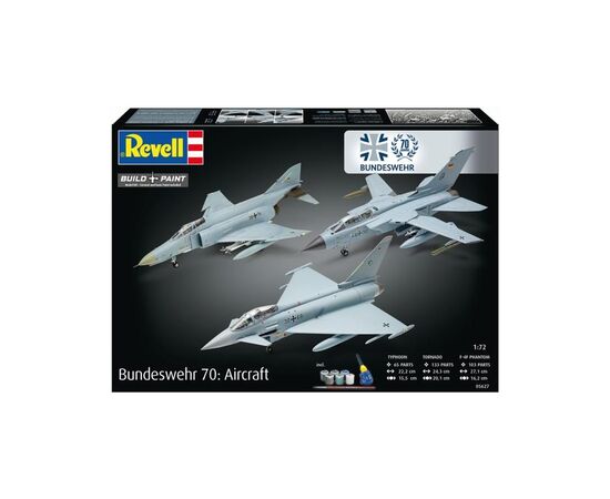 Сборная модель Revell набор к 70 годовщине ВВС Германии 3 самолета, уровень 5, 1:72 (RVL-05627), изображение 10