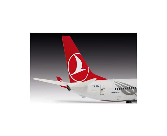 Сборная модель Revell набор Самолет Boeing 737-800 "Turkish Airlines", уровень 4, 1:144 (RVL-63772), изображение 3