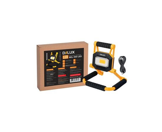 Прожектор Delux REL- 100 (3.7V 2200mAh) LED COB 10W 6500K IP54 (90023322), изображение 4
