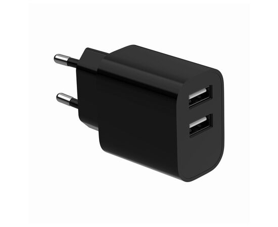 Зарядное устройство Gembird 2xUSB 12W black (TA-UC-2A12-01-BK), изображение 3