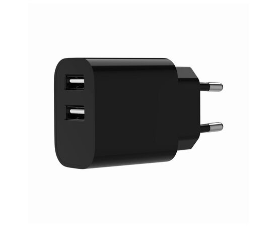 Зарядное устройство Gembird 2xUSB 12W black (TA-UC-2A12-01-BK)