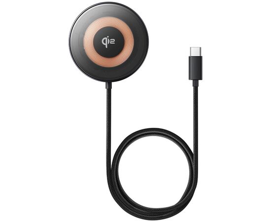 Зарядное устройство Baseus Simple Mini4 Magnetic Wireless Charging Stand Qi2 15W Cosmic Black (P10273300121-01)