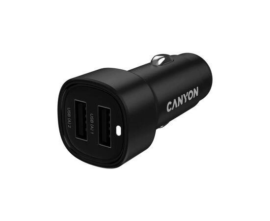 Зарядное устройство Canyon 2xUSB 24W black (CNE-CCABR2AA), изображение 2