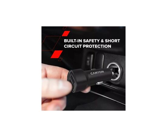 Зарядное устройство Canyon 2xUSB 24W black (CNE-CCABR2AA), изображение 8