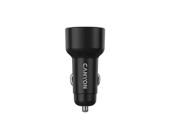 Зарядное устройство Canyon 1xUSB + 1xUSB-C PD48W black (CNE-CCABR3AC), изображение 3
