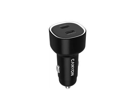 Зарядний пристрій Canyon 2xUSB-C PD60W black (CNE-CCABR3CC), зображення 4