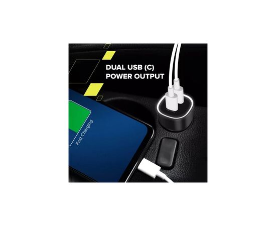 Зарядний пристрій Canyon 2xUSB-C PD60W black (CNE-CCABR3CC), зображення 6