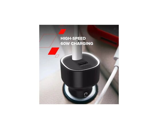 Зарядний пристрій Canyon 2xUSB-C PD60W black (CNE-CCABR3CC), зображення 7