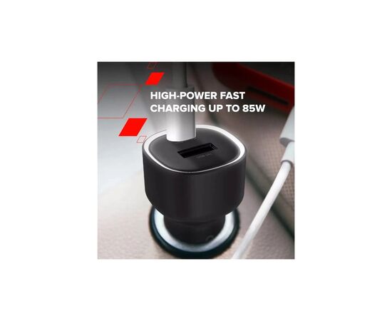 Зарядное устройство Canyon 1xUSB + 1xUSB-C PD85W black (CNE-CCABR8AC), изображение 7