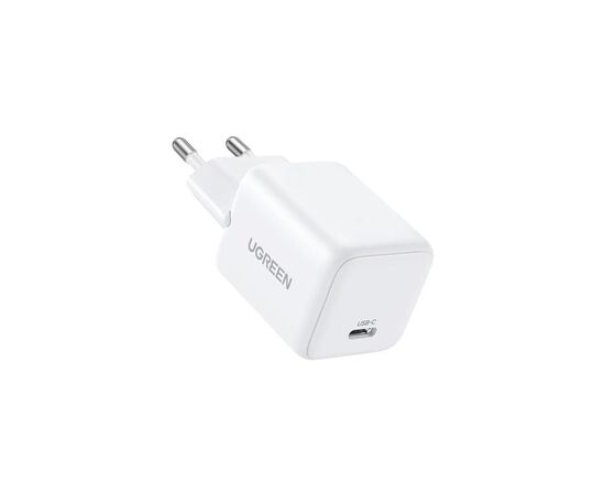 Зарядний пристрій Ugreen USB-C PD20W GaN X512 white (55554), зображення 2