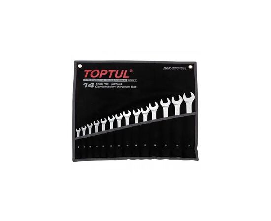 Ключ Toptul комбинированный 8-24 мм 14 шт. Hi-Performance (GPAX1402)