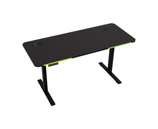 Компьютерный стол GT Racer T-S 1438 Black (T-S 1438 (140x60x73-118) Black), изображение 2