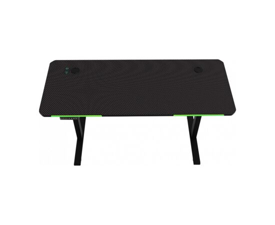 Компьютерный стол GT Racer T-S 1438 Black (T-S 1438 (140x60x73-118) Black), изображение 3