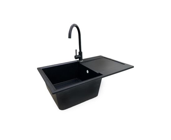 Мойка кухонная Adamant Horizon чорний (1824296101503), изображение 3