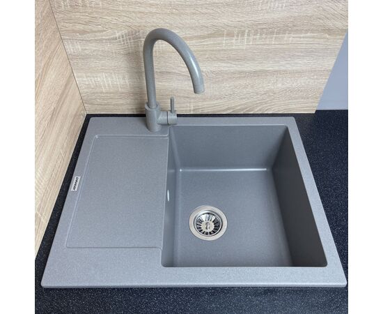 Мийка кухонна Adamant Minimal сірий (1824296102304), зображення 2