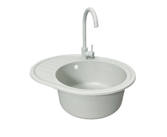 Мойка кухонная Adamant Ovum Old stone (1824296100410), изображение 3