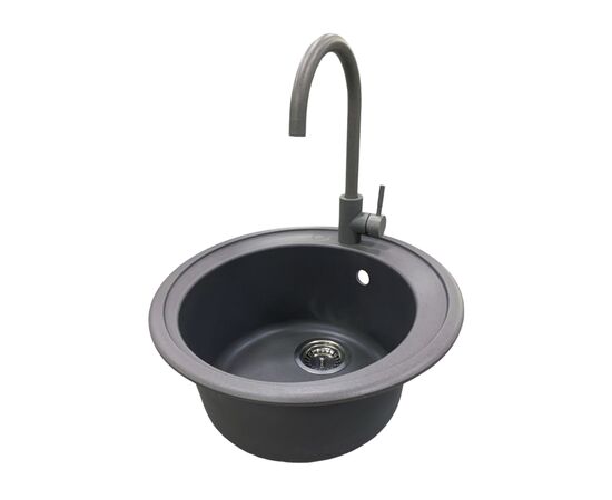 Мойка кухонная Adamant Sun сірий (4824296100104), изображение 3