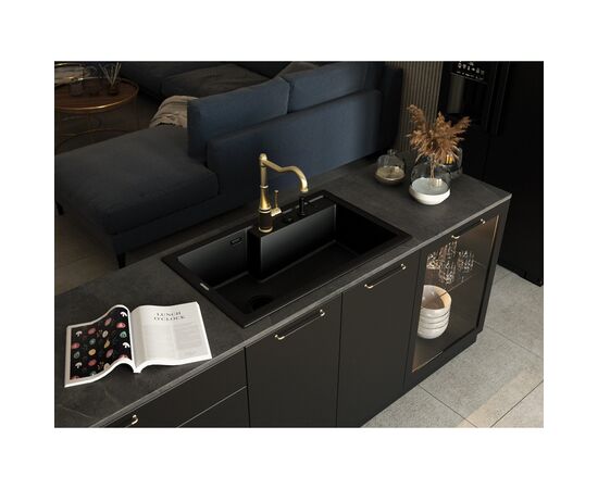 Мойка кухонная Deante Eridan чорна (ZQE_N10B), изображение 2