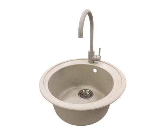 Мойка кухонная Adamant Sun Avena + змішувач (4824296910106), изображение 3