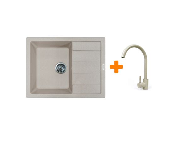 Мойка кухонная Adamant Anila Avena + змішувач (182496910306)
