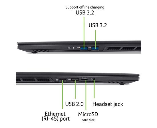 Ноутбук Acer Nitro 16S AI AN16S-61-R7HR (NH.QXUEU.002), изображение 11