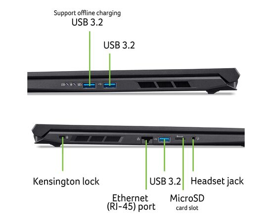 Ноутбук Acer Nitro V 16 AI ANV16-42-R6FZ (NH.U1GEU.004), изображение 11