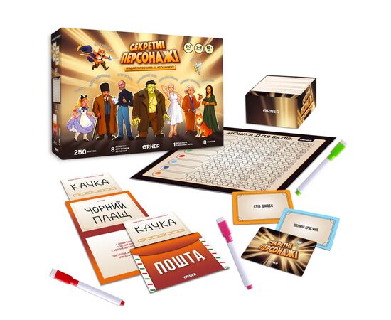 Настольная игра Orner Секретные персонажи (укр.) (orner-2929), изображение 2