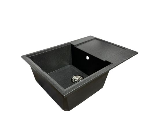 Мойка кухонная Adamant Horizon Medium графіт + змішувач (4824296104413), изображение 2
