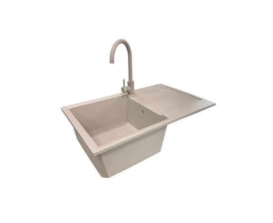 Мойка кухонная Adamant Horizon Avena + змішувач + дозатор (1824296901506), изображение 3