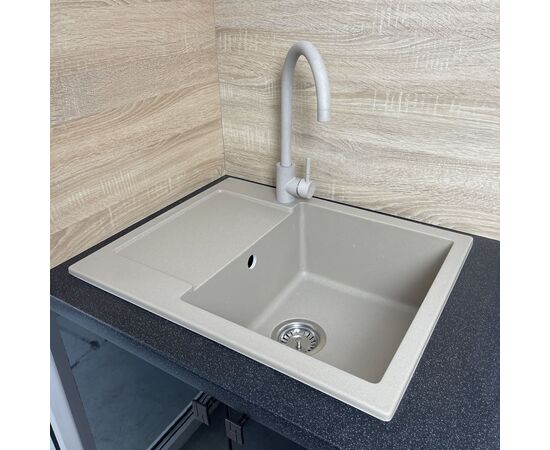Мойка кухонная Adamant Minimal Сахара + змішувач (1824296912302), изображение 2