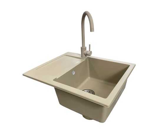 Мойка кухонная Adamant Minimal Сахара + змішувач (1824296912302), изображение 3