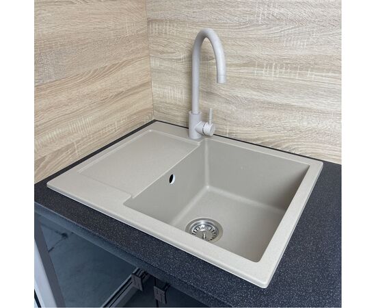 Мойка кухонная Adamant Minimal Сахара + змішувач + дозатор (1824296902302), изображение 2