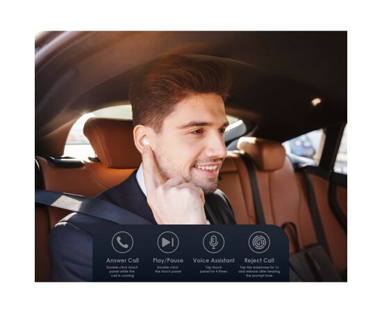 Наушники Tecno Minipods M1 Mono White (4895180759475), изображение 2