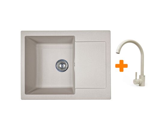 Мойка кухонная Adamant Minimal Avena + змішувач (1824296912306)