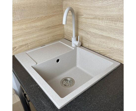 Мойка кухонная Adamant Minimal Avena + змішувач + дозатор (1824296902306), изображение 2