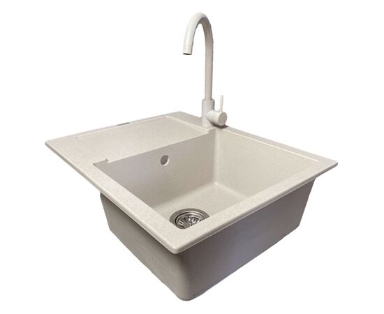 Мойка кухонная Adamant Minimal Avena + змішувач + дозатор (1824296902306), изображение 3