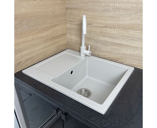 Мойка кухонная Adamant Minimal Old stone + змішувач (1824296912310), изображение 2