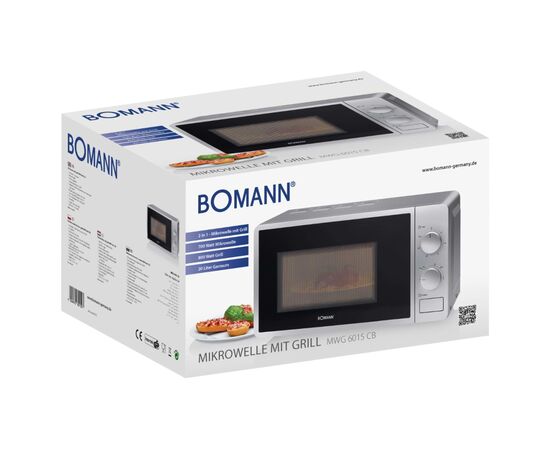 Микроволновая печь Bomann MWG 6015 CB silver (MWG6015CB silver), изображение 7