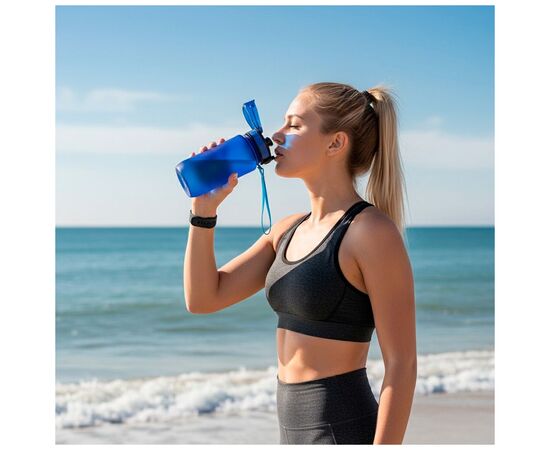 Бутылка для воды Line Art La Plata 600 мл синій (60014118LA-03), изображение 6