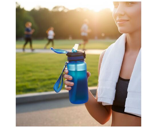 Бутылка для воды Line Art Merlo 600 мл синій (60013818LA-03), изображение 6