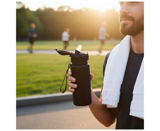 Бутылка для воды Line Art Merlo 600 мл чорний (60013818LA-01), изображение 6