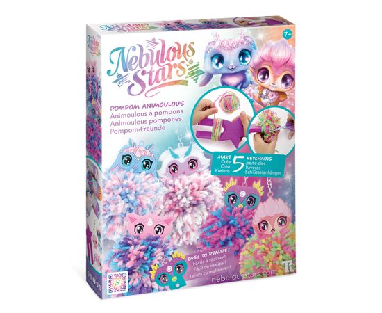 Набор для творчества Nebulous Stars Космічні друзі-помпончики (11139)