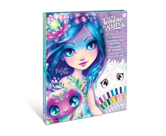 Набор для творчества Nebulous Stars Розмальовка по номерах Чарівні світи зірок (11381)