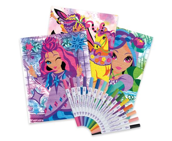 Набор для творчества Nebulous Stars Розмальовка по номерах Зіркові таємниці (11382), изображение 3